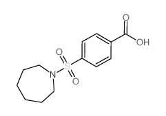 4-(氮杂环庚烷-1-磺酰基)-苯甲酸结构式