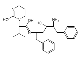 (S)-N-[(2S,4S,5S)-5-Amino-4-hydroxy-1,6-diphenylhexan-2-yl]-3-methyl-2-(2-oxotetrahydropyrimidin-1(2H)-yl)butanamide picture