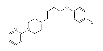 1-[4-(4-chlorophenoxy)butyl]-4-pyridin-2-ylpiperazine结构式