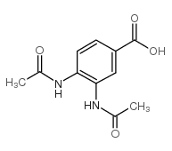 3,4-diacetamidobenzoic acid structure