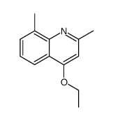 Quinoline, 4-ethoxy-2,8-dimethyl- (9CI) Structure