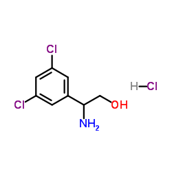 2-Amino-2-(3,5-dichlorophenyl)ethanol hydrochloride Structure