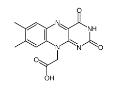 carboxylmethylflavin结构式