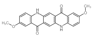 Quino[2,3-b]acridine-7,14-dione,5,12-dihydro-2,9-dimethoxy-结构式