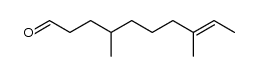 4,8-dimethyldec-8Z/E-enal结构式