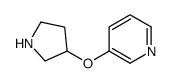 3-(吡咯烷-3-基氧基)-吡啶结构式