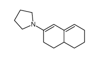 1-(3,4,4a,5,6,7-hexahydronaphthalen-2-yl)pyrrolidine Structure