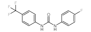 1-(4-Fluorophenyl)-3-[4-(trifluoromethyl)phenyl]urea Structure