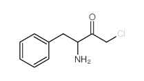 3-amino-1-chloro-4-phenylbutan-2-one Structure