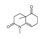 1,4a-dimethyl-3,4,6,7-tetrahydroquinoline-2,5-dione结构式