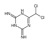 6-(dichloromethyl)-1,3,5-triazine-2,4-diamine Structure