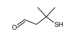 3-mercapto-3-methylbutanal结构式