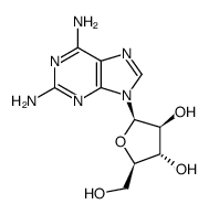 2,6-diaminopurine arabinoside Structure