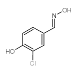 3-CHLORO-4-HYDROXYBENZALDEHYDE OXIME structure