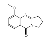 Pyrrolo[2,1-b]quinazolin-9(1H)-one,2,3-dihydro-5-methoxy-结构式