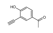 Ethanone, 1-(3-ethynyl-4-hydroxyphenyl)- (9CI) Structure