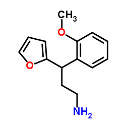 3-FURAN-2-YL-3-(2-METHOXY-PHENYL)-PROPYLAMINE Structure