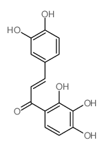 3-(3,4-dihydroxyphenyl)-1-(2,3,4-trihydroxyphenyl)prop-2-en-1-one picture