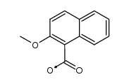 2-methoxy-1-naphthoyloxyl radical Structure