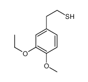 Benzeneethanethiol, 3-ethoxy-4-methoxy- (9CI) Structure