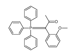 1-(2-methoxyphenyl)-1-(triphenyl-λ5-phosphanylidene)propan-2-one结构式