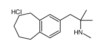 methyl-[2-methyl-1-(6,7,8,9-tetrahydro-5H-benzo[7]annulen-3-yl)propan-2-yl]azanium,chloride Structure