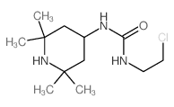 1-(2-Chloroethyl)-3-(2,2,6,6-tetramethyl-4-piperidinyl)urea结构式