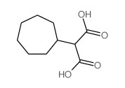 Propanedioic acid,2-cycloheptyl- structure