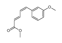 methyl 5-(3-methoxyphenyl)penta-2,4-dienoate结构式