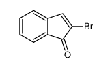 2-bromo-2-indene-1-one结构式