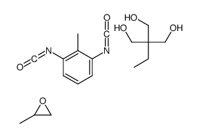 2-乙基-2-(羟甲基)-1,3-丙二醇与1,3-二异氰酸根合甲苯和甲基环氧乙烷的聚合物结构式