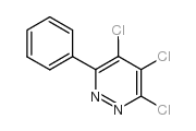 3,4,5-trichloro-6-phenylpyridazine Structure