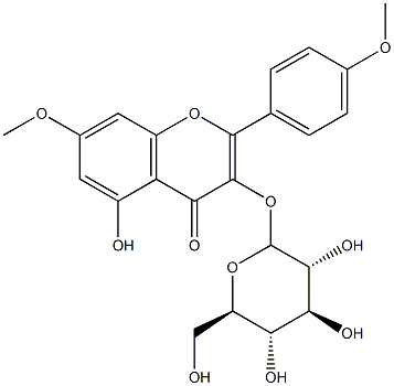 Kaempferol-4',7-dimethyl ether 3-monoglucoside picture