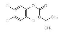 propan-2-yl (2,4,5-trichlorophenyl) carbonate structure