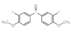 2-fluoro-4-(3-fluoro-4-methoxy-phenyl)sulfinyl-1-methoxy-benzene Structure