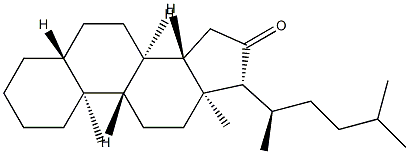 26,27-Dinor-5α-ergostan-16-one结构式