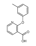 2-(3-methylphenoxy)nicotinic acid结构式