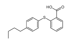 2-(4-butylphenyl)sulfanylbenzoic acid Structure