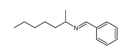 N-Phenylmethylene-2-heptanamine Structure