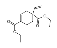 diethyl 4-ethenylcyclohexene-1,4-dicarboxylate结构式