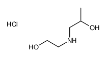 1-(2-hydroxyethylamino)propan-2-ol,hydrochloride结构式