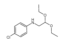 4-chloro-N-(2,2-diethoxyethyl)aniline结构式