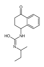 1-butan-2-yl-3-(4-oxo-2,3-dihydro-1H-naphthalen-1-yl)urea Structure