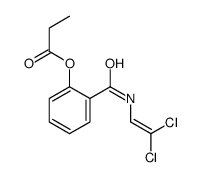 [2-(2,2-dichloroethenylcarbamoyl)phenyl] propanoate Structure