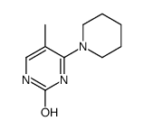 5-methyl-6-piperidin-1-yl-1H-pyrimidin-2-one Structure