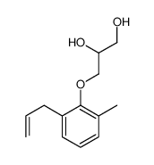 3-(6-Allyl-o-tolyloxy)-1,2-propanediol结构式