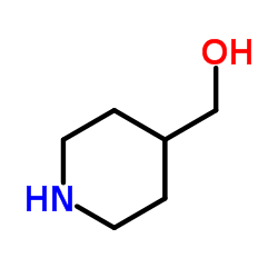 4-Piperidinemethanol Structure