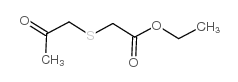 ETHYL 2-[(2-OXOPROPYL)THIO]ACETATE Structure