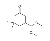 5-(dimethoxymethyl)-3,3-dimethylcyclohexanone Structure