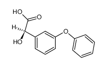 (R)-3-phenoxymandelic acid Structure